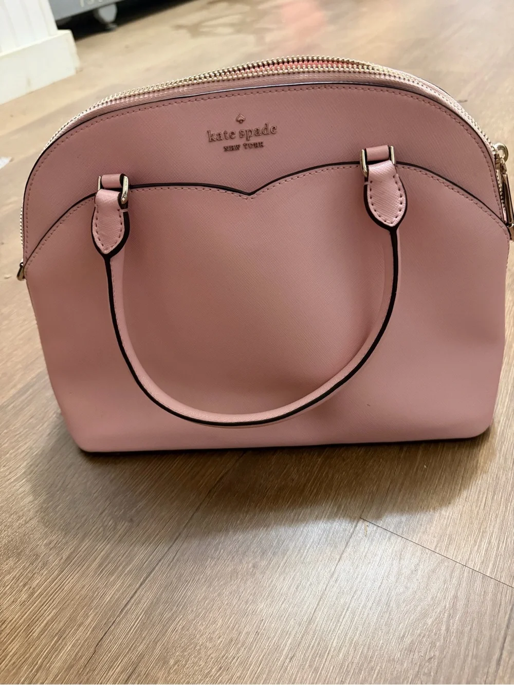 kate spade blush pink dome satchel